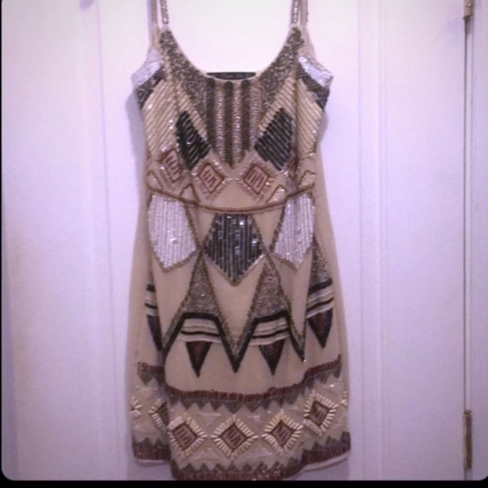 Trafaluc beaded Zara Dress